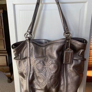 Silver Coach purse